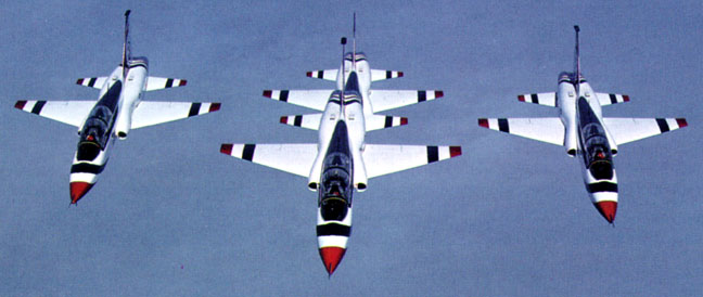 Thunderbirds with T38