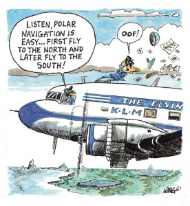 Lang24-KLMcartoonNo198 pole navigation